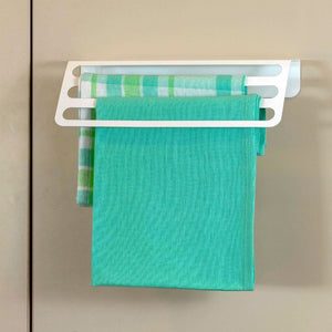 Suction Cup Paper Towel Holder Under Cabinet, No Drilling Plastic Paper  Towel Rack For Kitchen, Reusable Paper Towel Hanger, Wall Mount Paper Towel  Ho